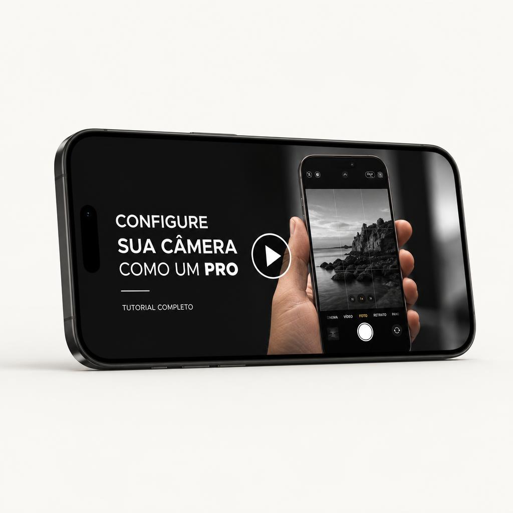 Vídeo aula — Configure sua câmera como um pro