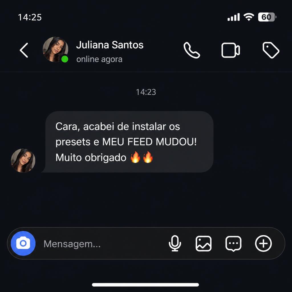 Mensagem no Direct