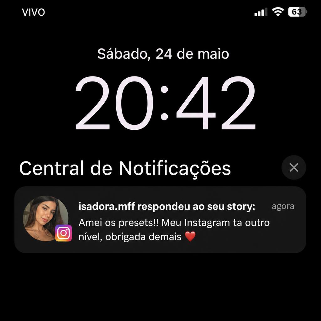 Resposta no Story